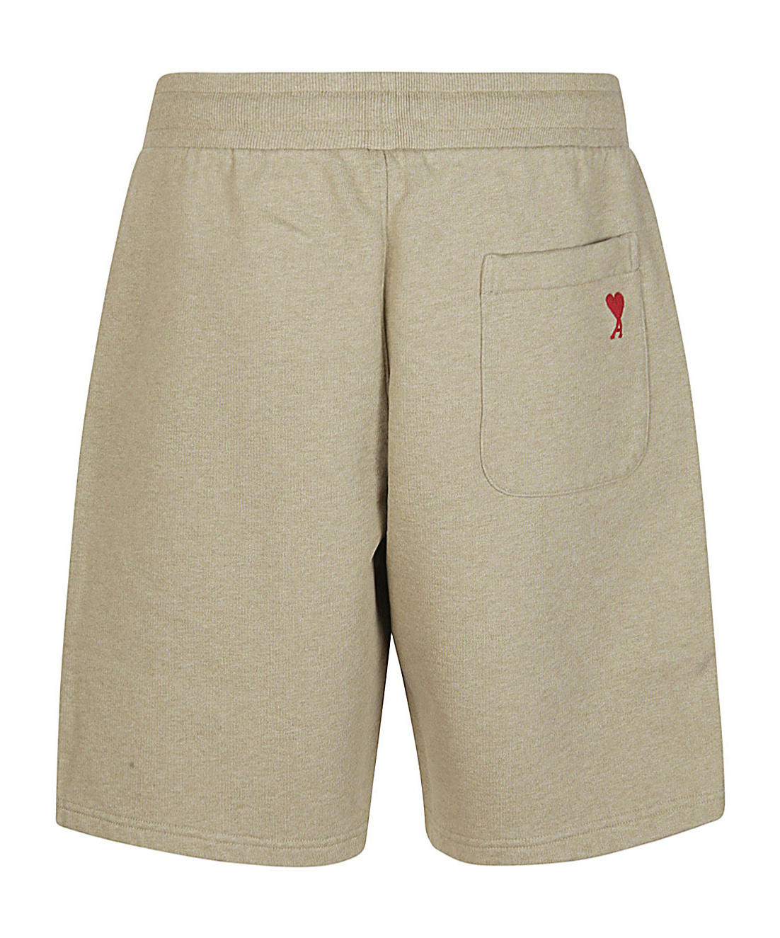 Shop Ami Alexandre Mattiussi Logo Embroidered Drawstring Knitted In Nude