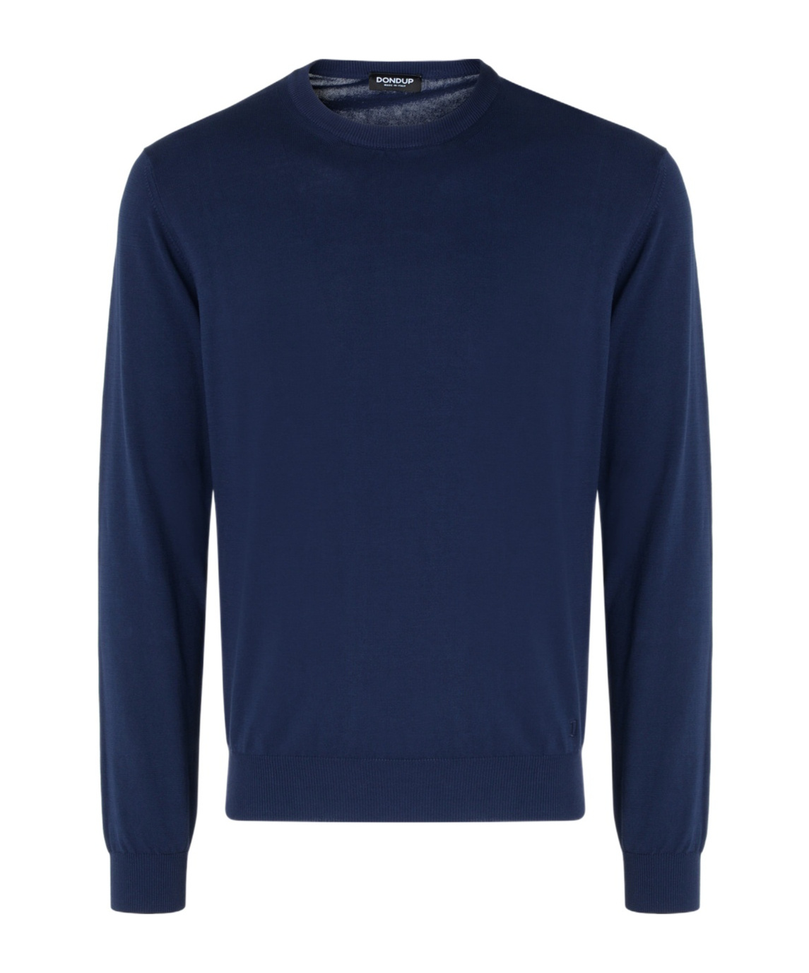 Dondup Crew Neck Long Sleeve Sweatshirt In Blue