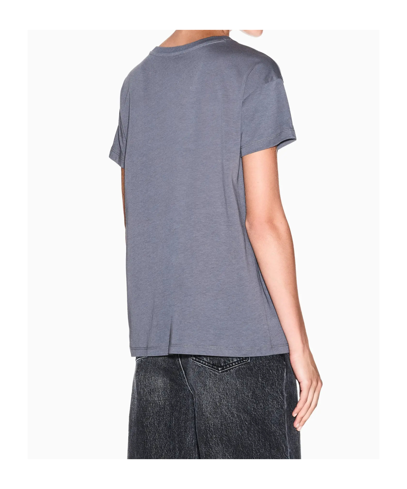 Armani Exchange Short Sleeve T-shirt In Blue