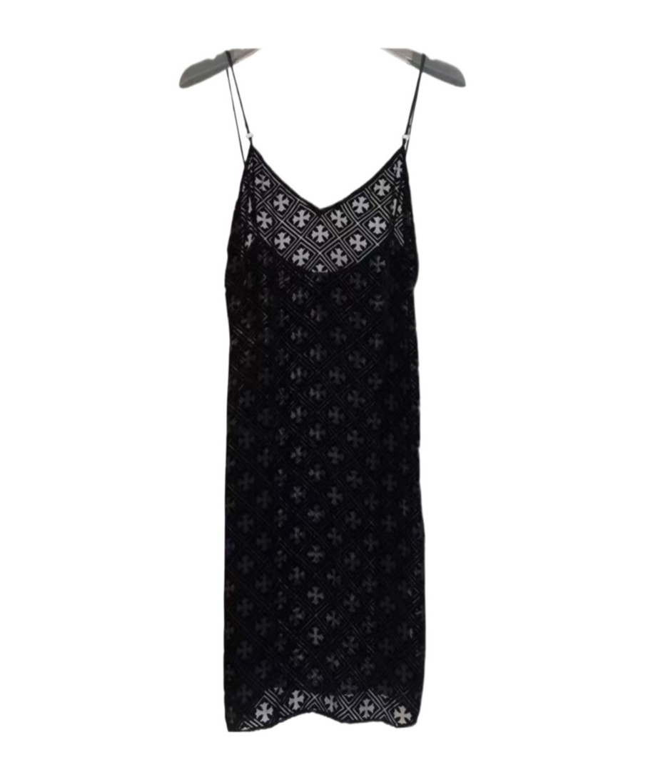 Chrome Hearts Monogram-logo Mini Dress In Black