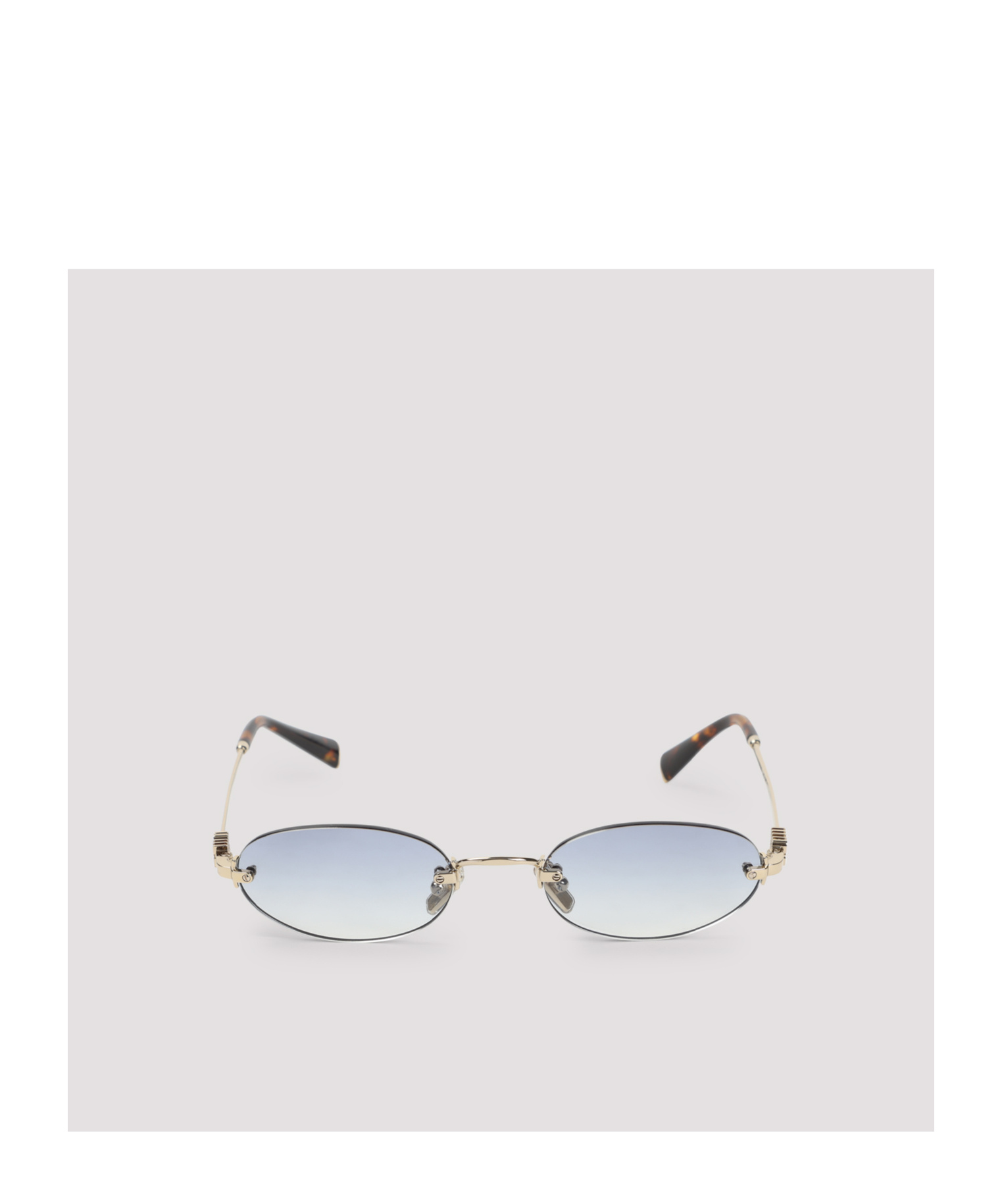 Miu Miu Frameless Sunglasses In Gray