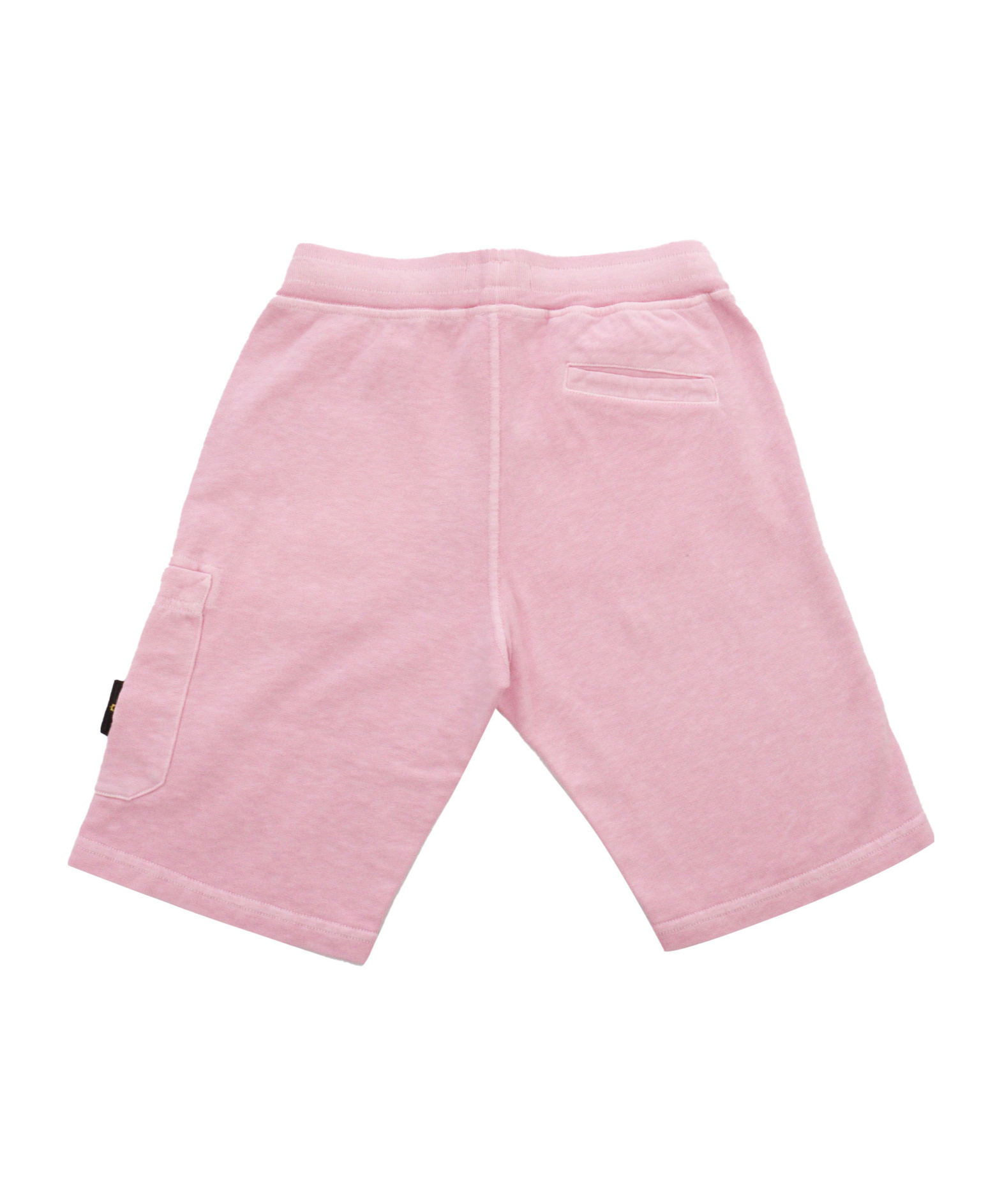 Stone Island Pink Fleece Bermuda Shorts In Pink