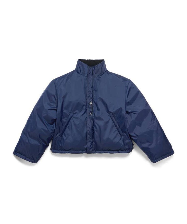 Balenciaga Loop Sports Icon Reversible Puffer Jacket In Black