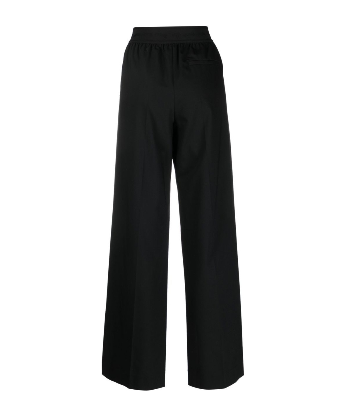 Krizia Elastic Waist Casual Pants In Black