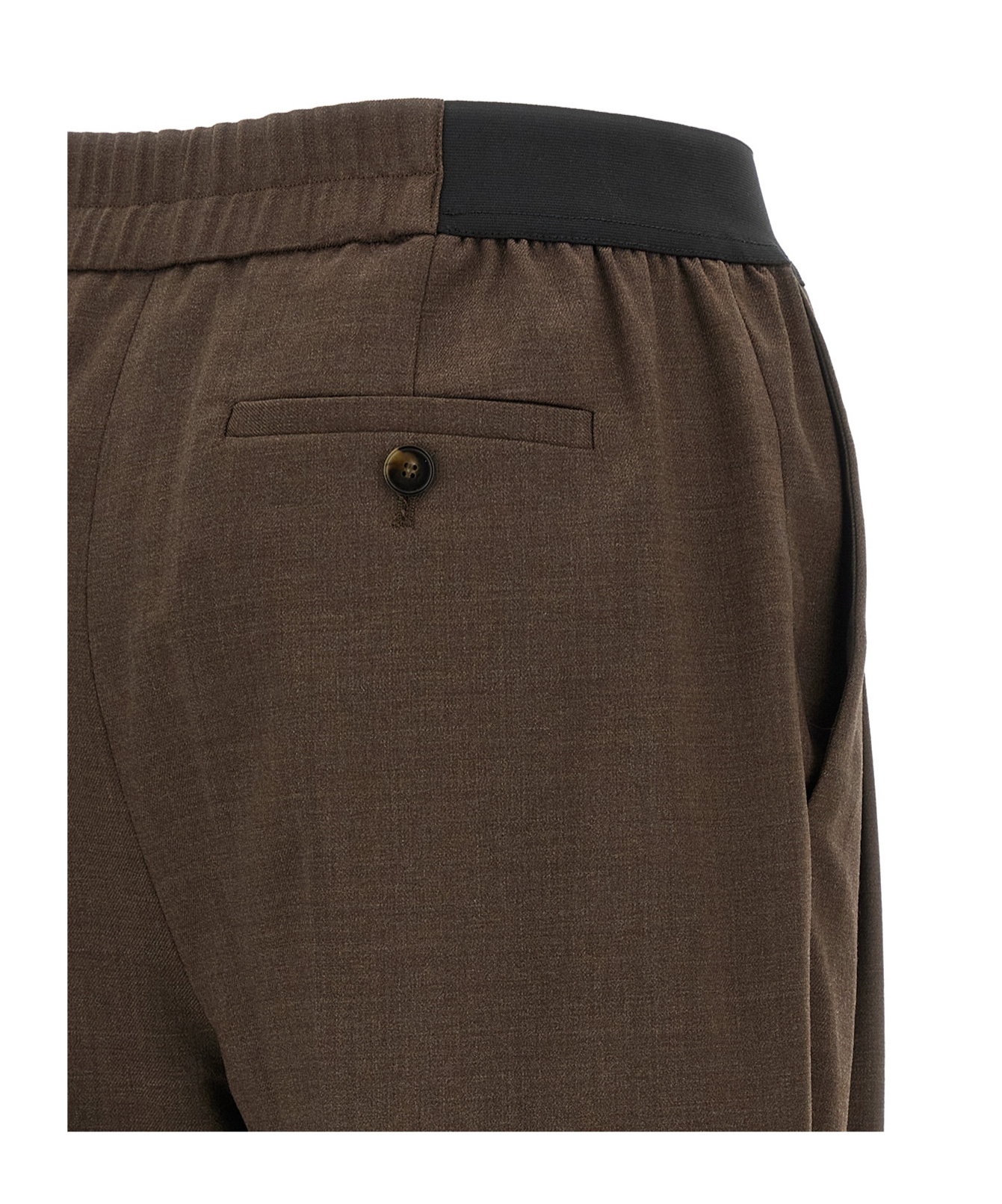 Loulou De Saison Niro Straight-leg Pants In Brown