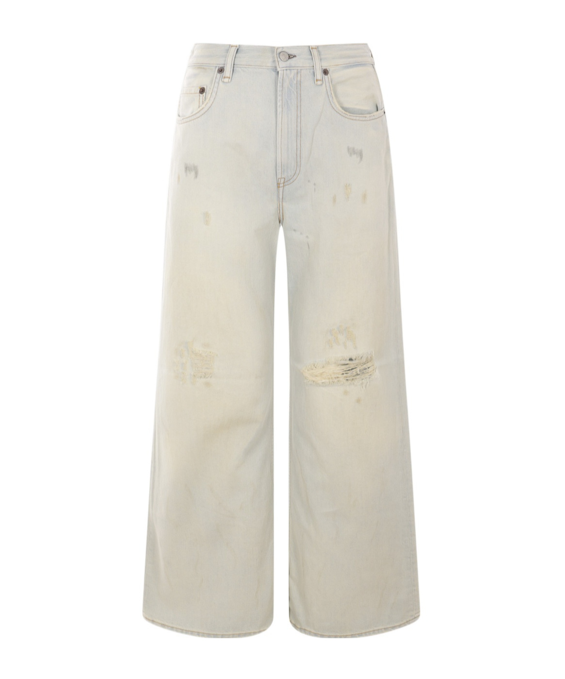 Acne Studios Belt-loop Jeans In Nude