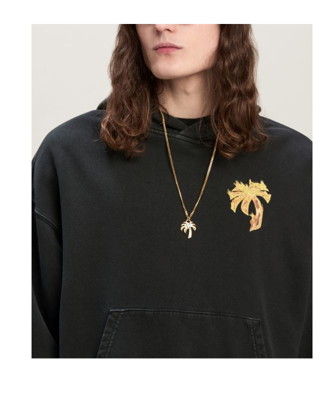 Palm Angels Sweatshirt In Black
