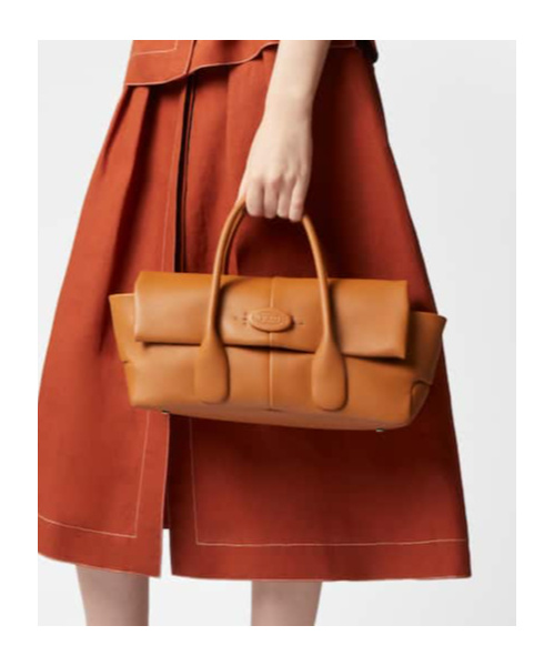 Shop Tod's Small Leather Crossbody Bag In Brown