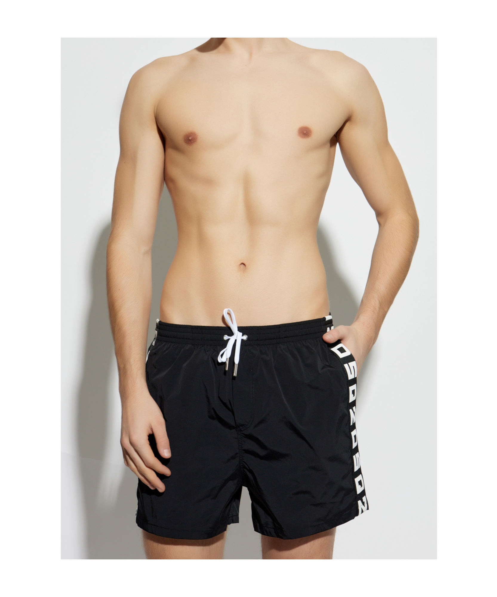 DSQUARED2 ELASTIC WAIST SWIMMING TRUNKS