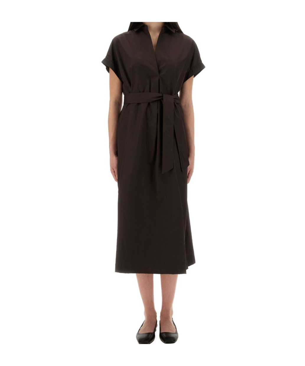 Aspesi Long Dress With Side Slits