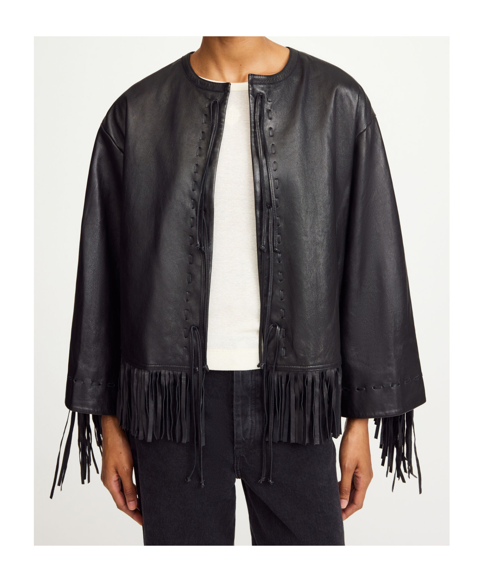 Shop By Malene Birger Zoena Leather Jacket