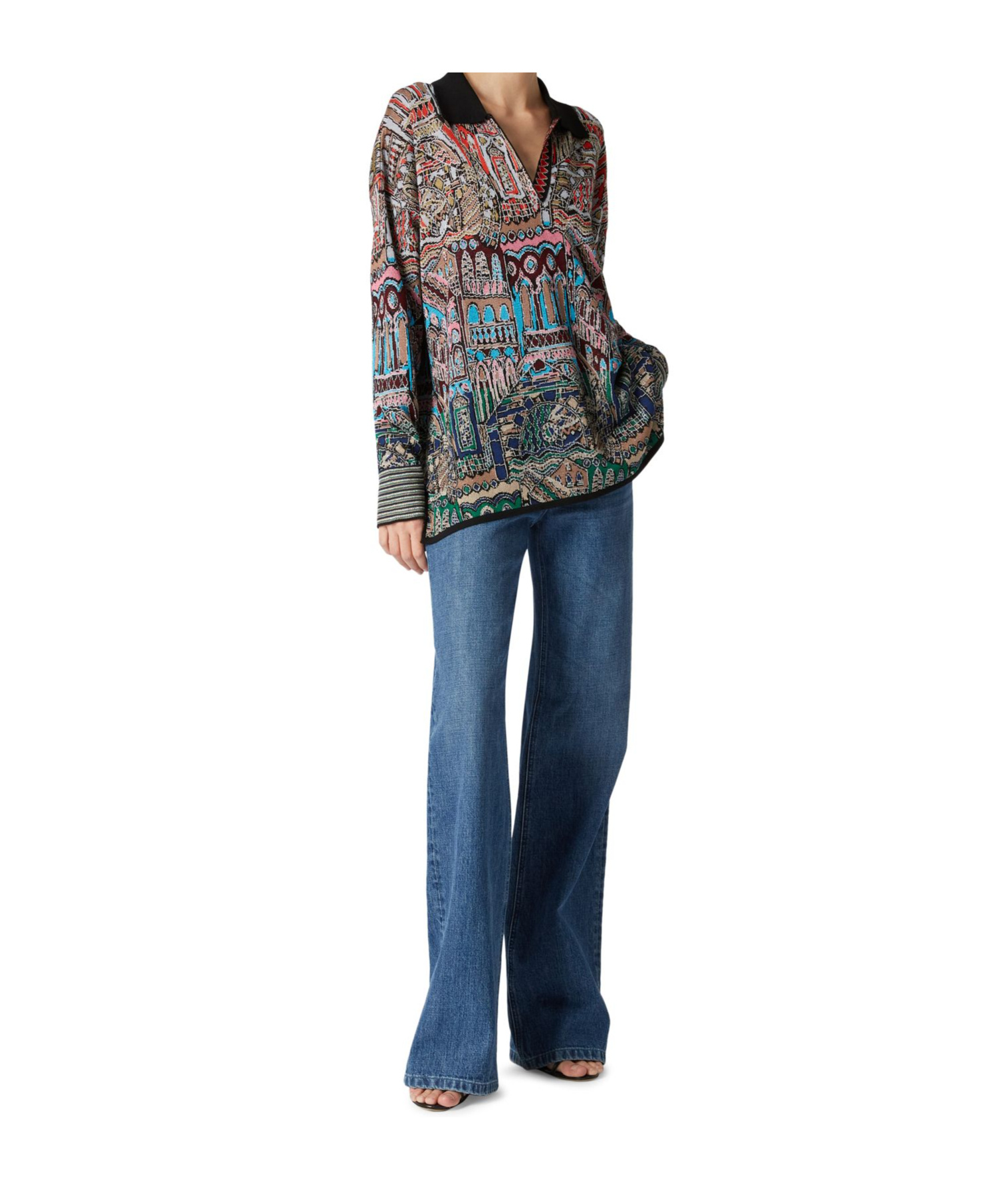 MISSONI DENIM TROUSERS WITH BELT LOOPS