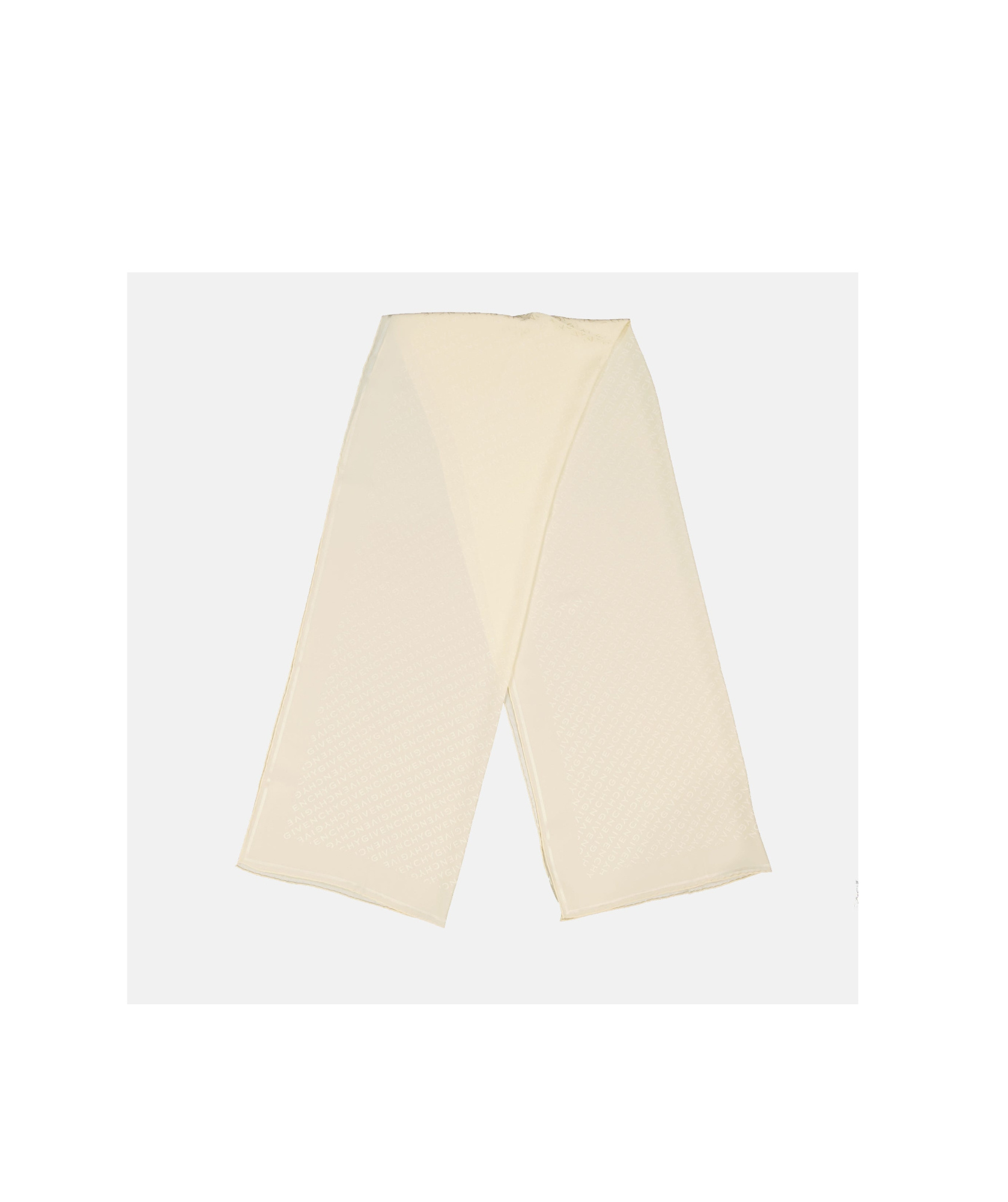 Givenchy Logo Scarf In Nude