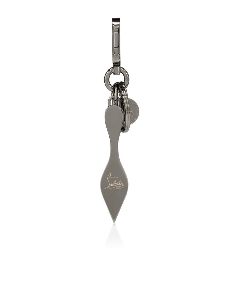 Christian Louboutin Mooncrest Keychain In Red