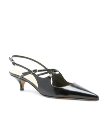 Proenza Schouler Point 20mm Leather Slingback Pumps - Women's - Leather/kid Leather