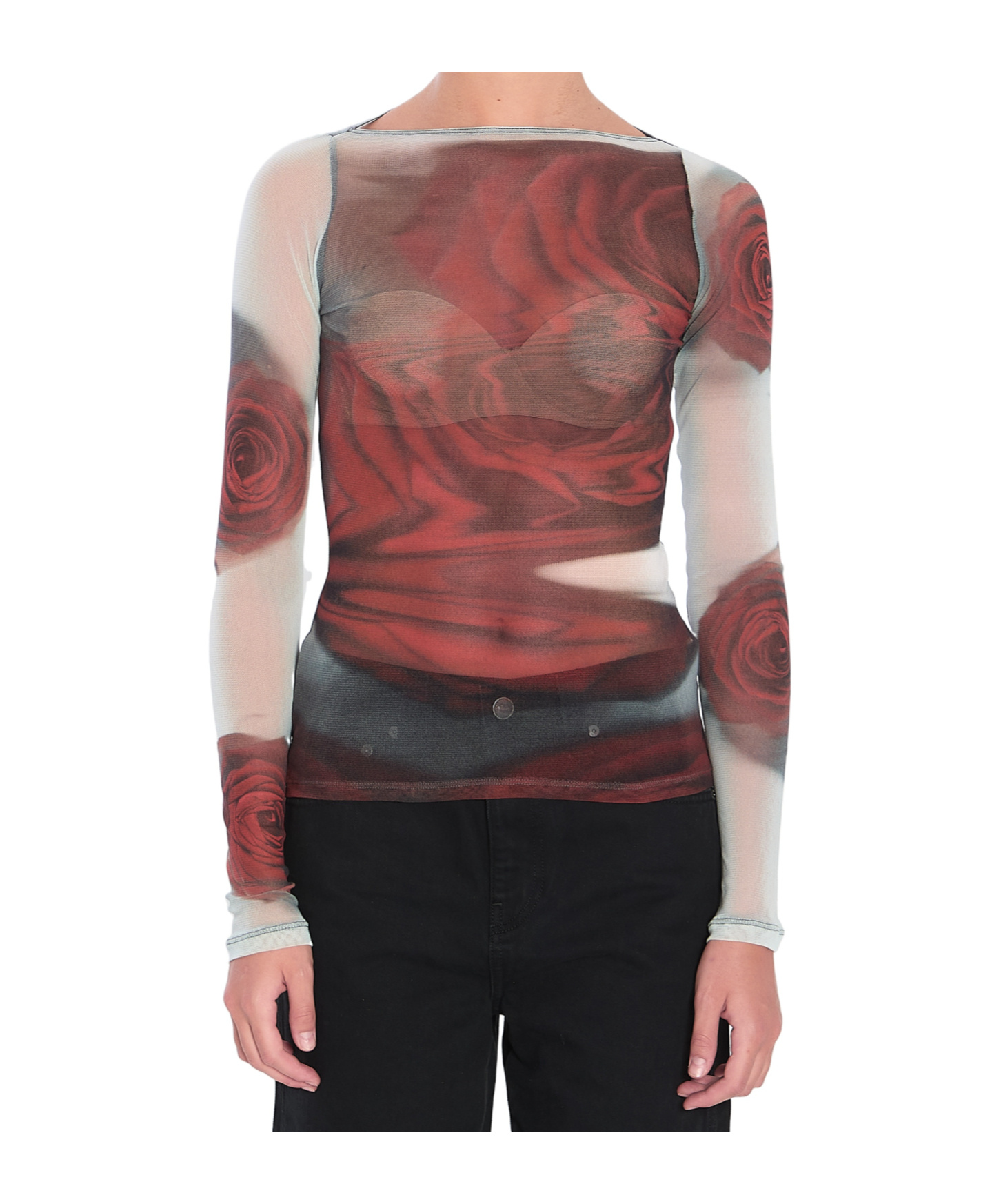 Jean Paul Gaultier Long-sleeved T-shirt In Multi
