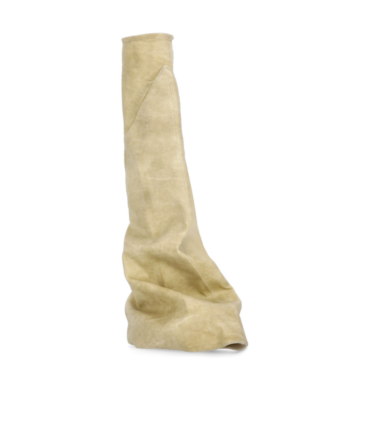Rick Owens Drkshdw Drkshdw By Rick Owens Beige Beige Cotton Boots In Nude
