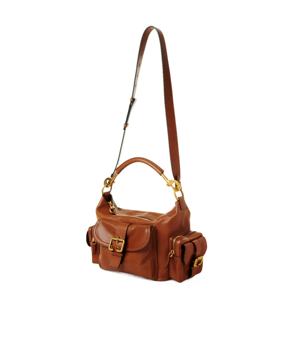 Shop Chloé Medium Camera Crossbody Bag In Brown