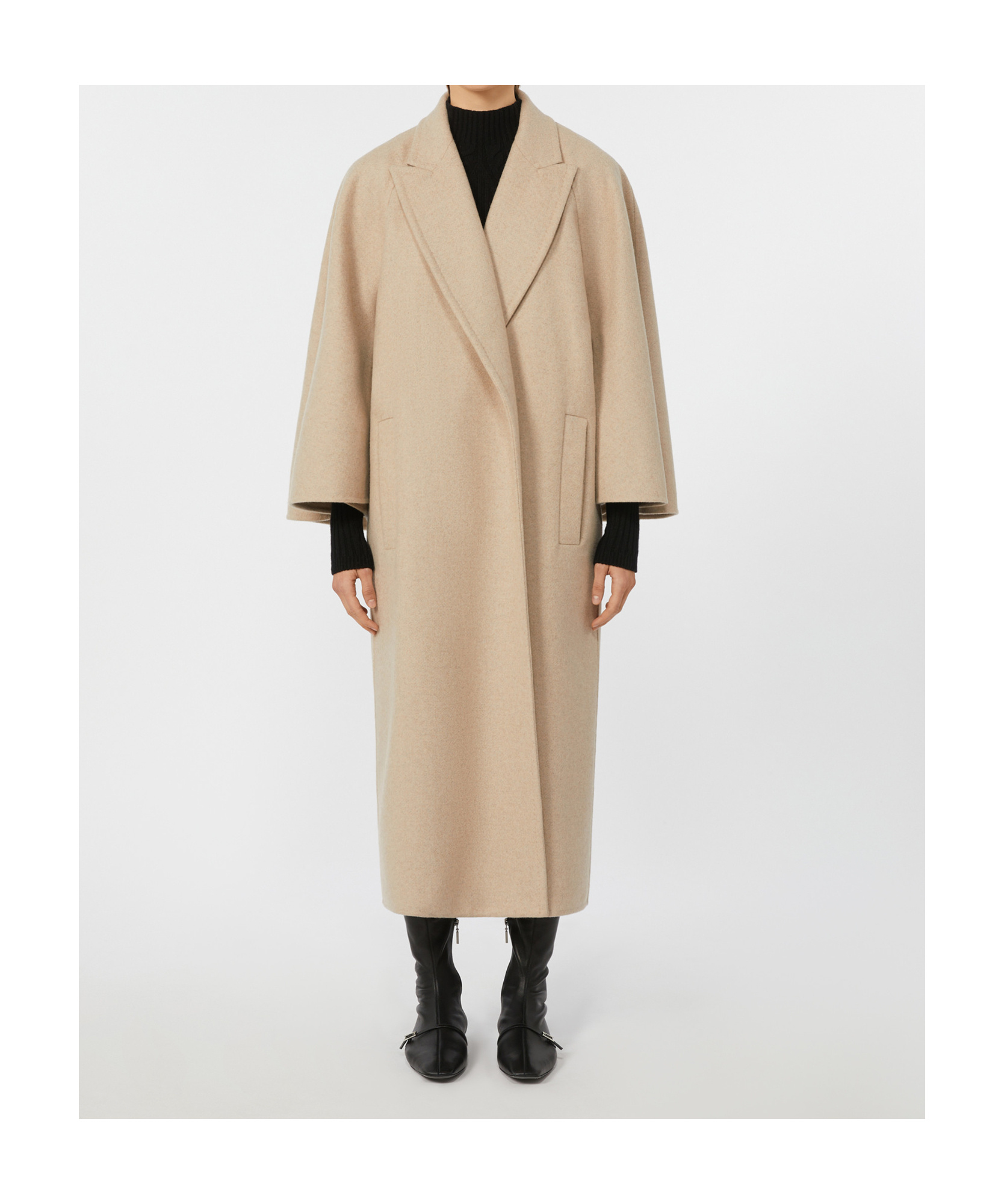 Max Mara Cashmere, Camel And Wool Coat In Brown