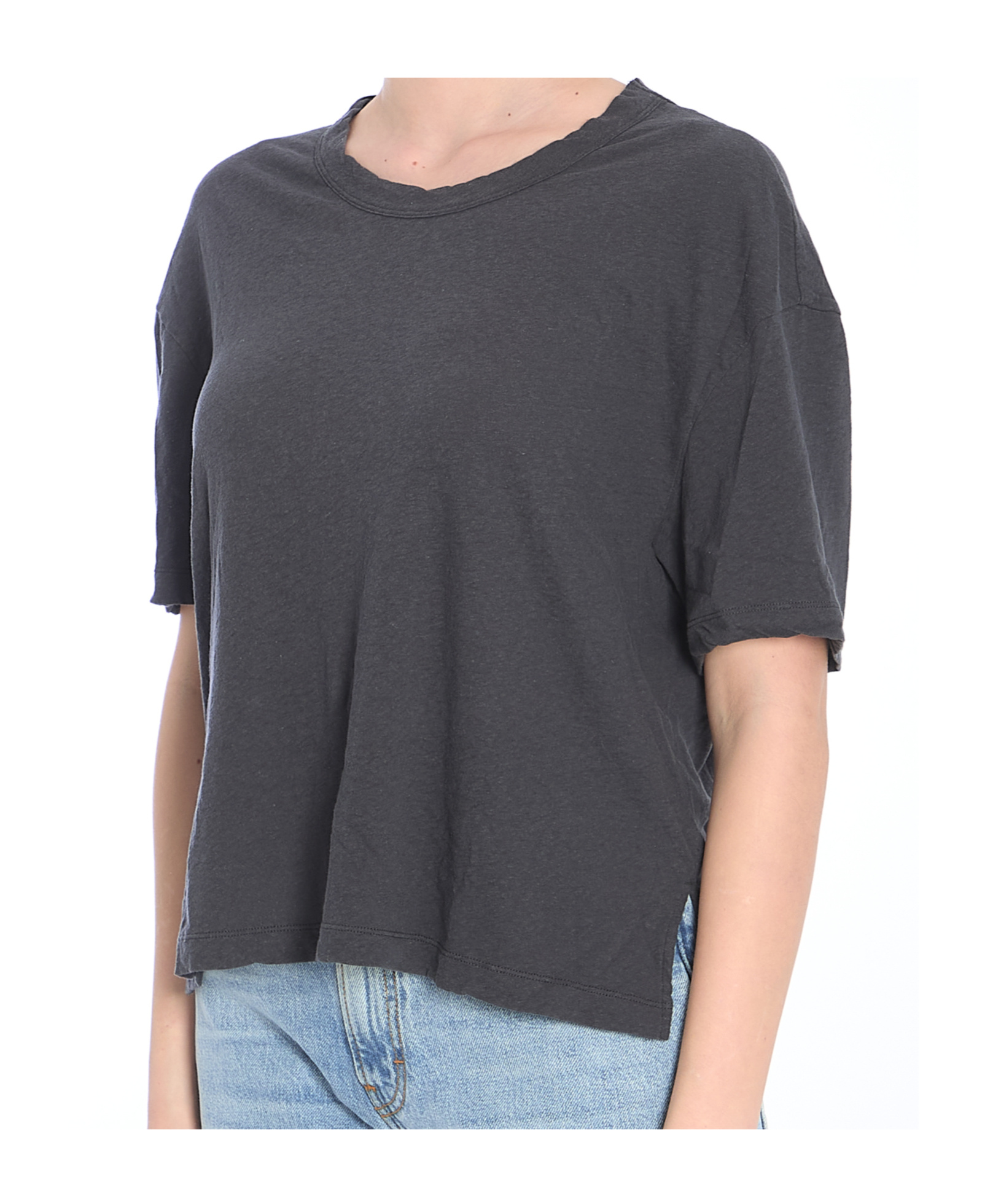 Shop James Perse Cropped T-shirt