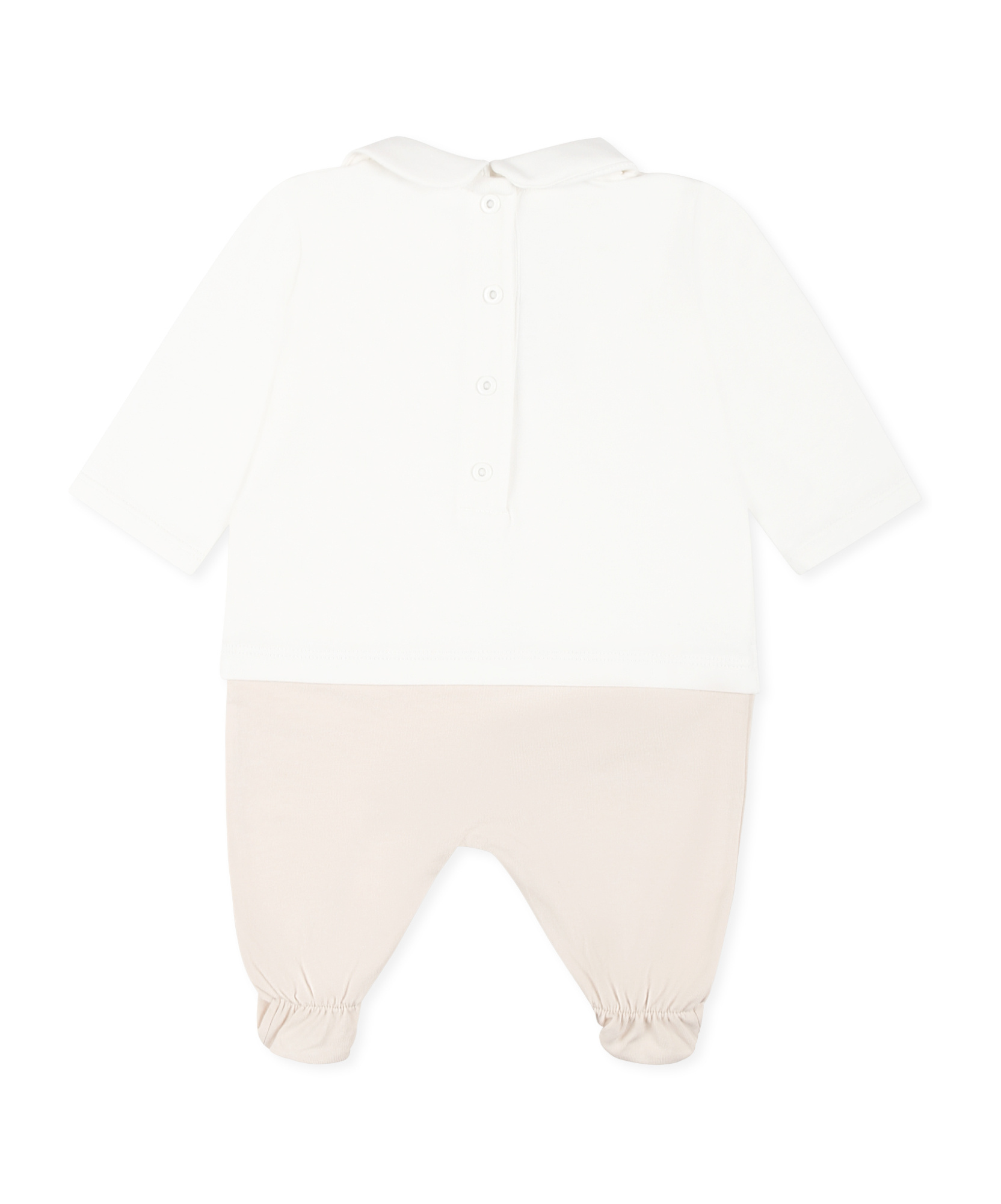 Fendi Babygrow Set With Logo In Neutral