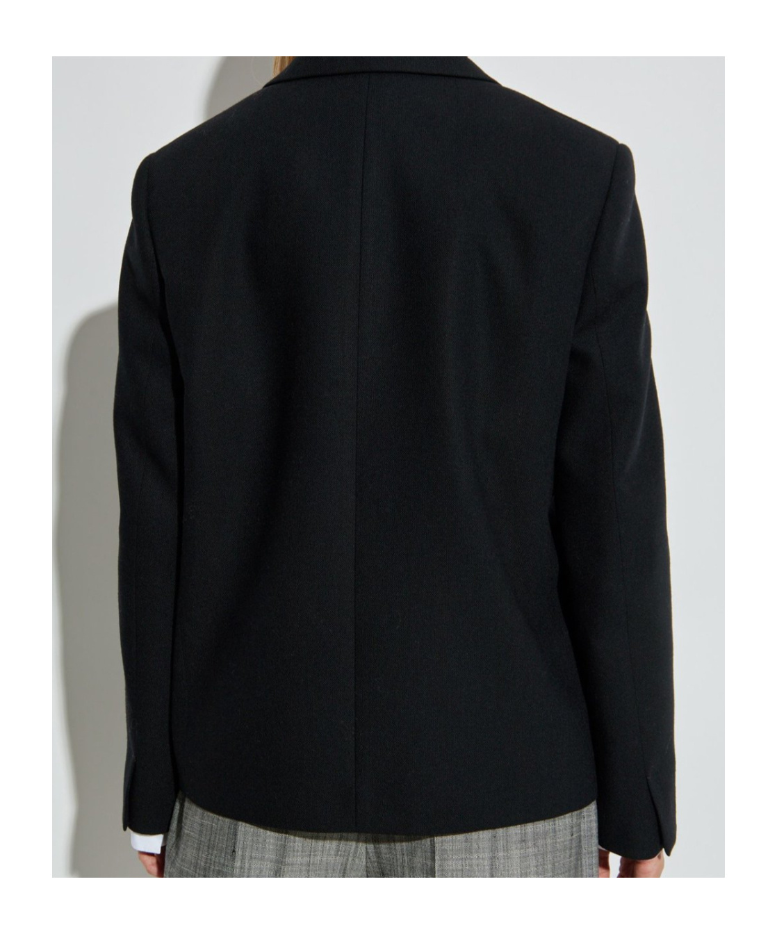 Jil Sander Notched-lapel Wool Blazer In Black