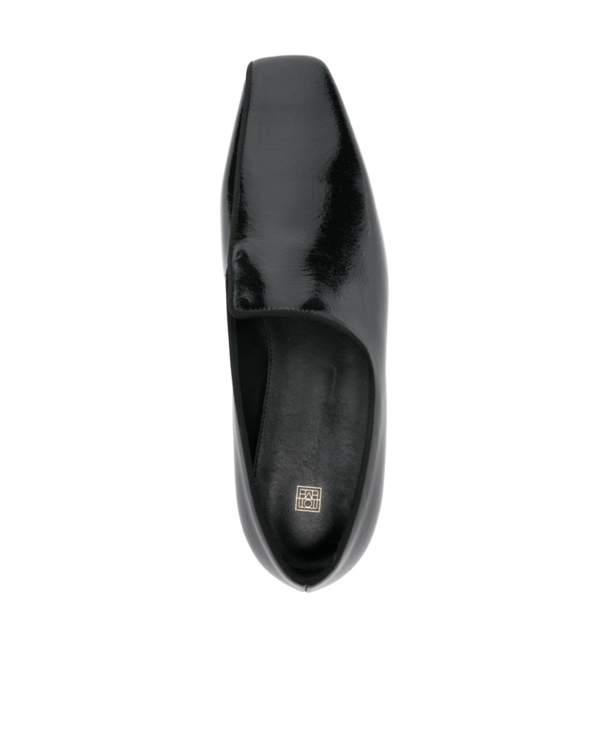 Totême Toteme Woman Loafers Black Size 8 Leather In Black