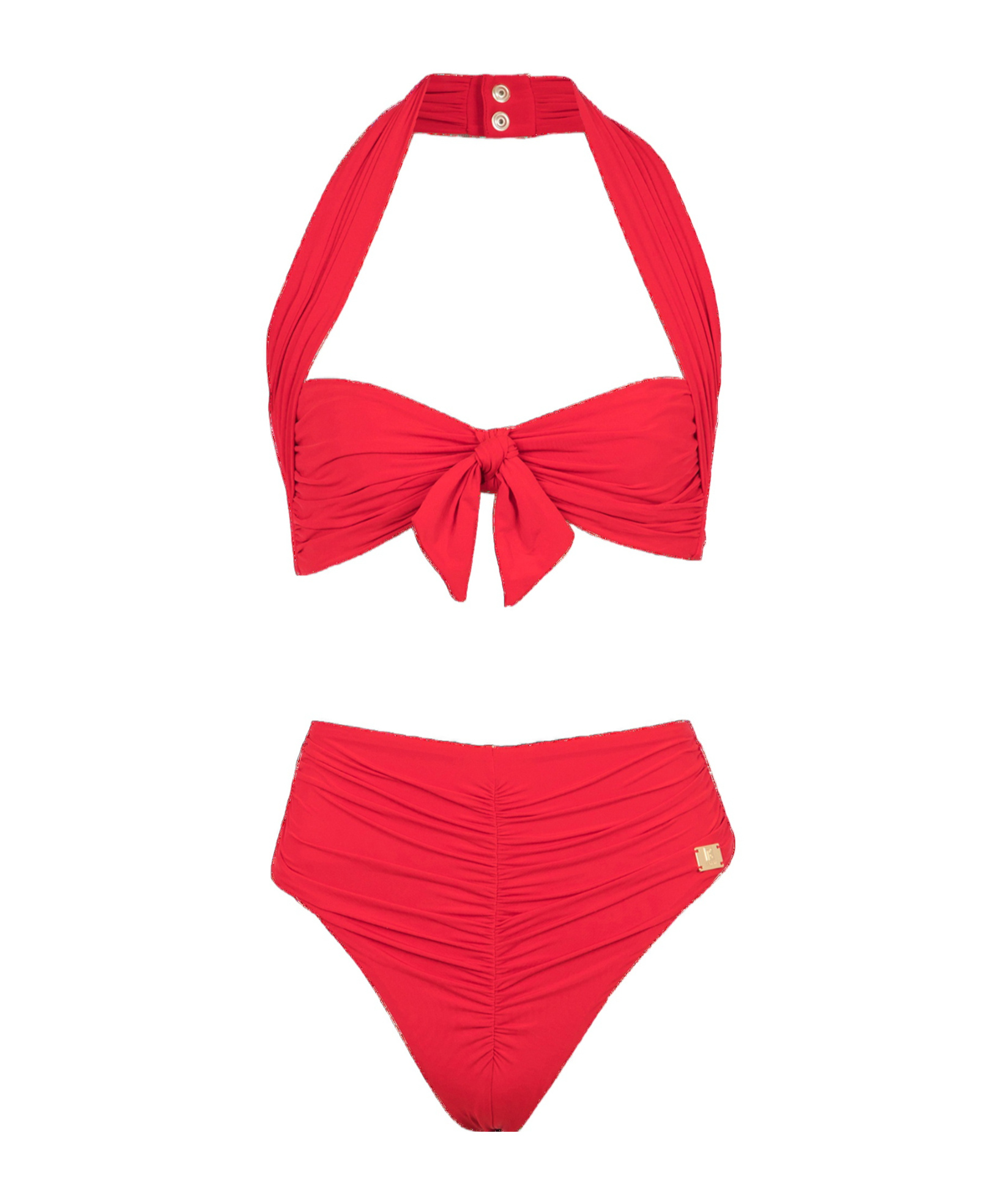 Balmain Plain Two-piece Swimsuit