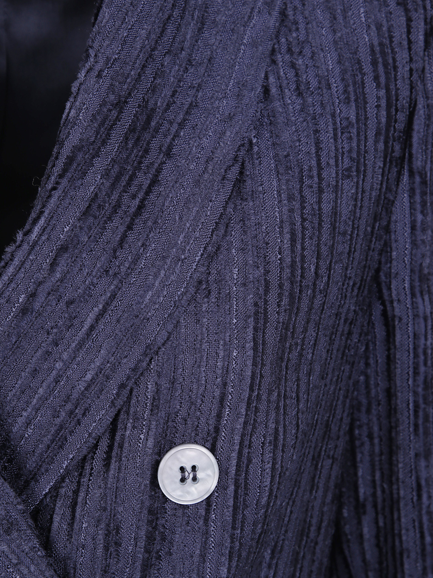 Peserico Collared Long-sleeved Suit Jacket In Blue