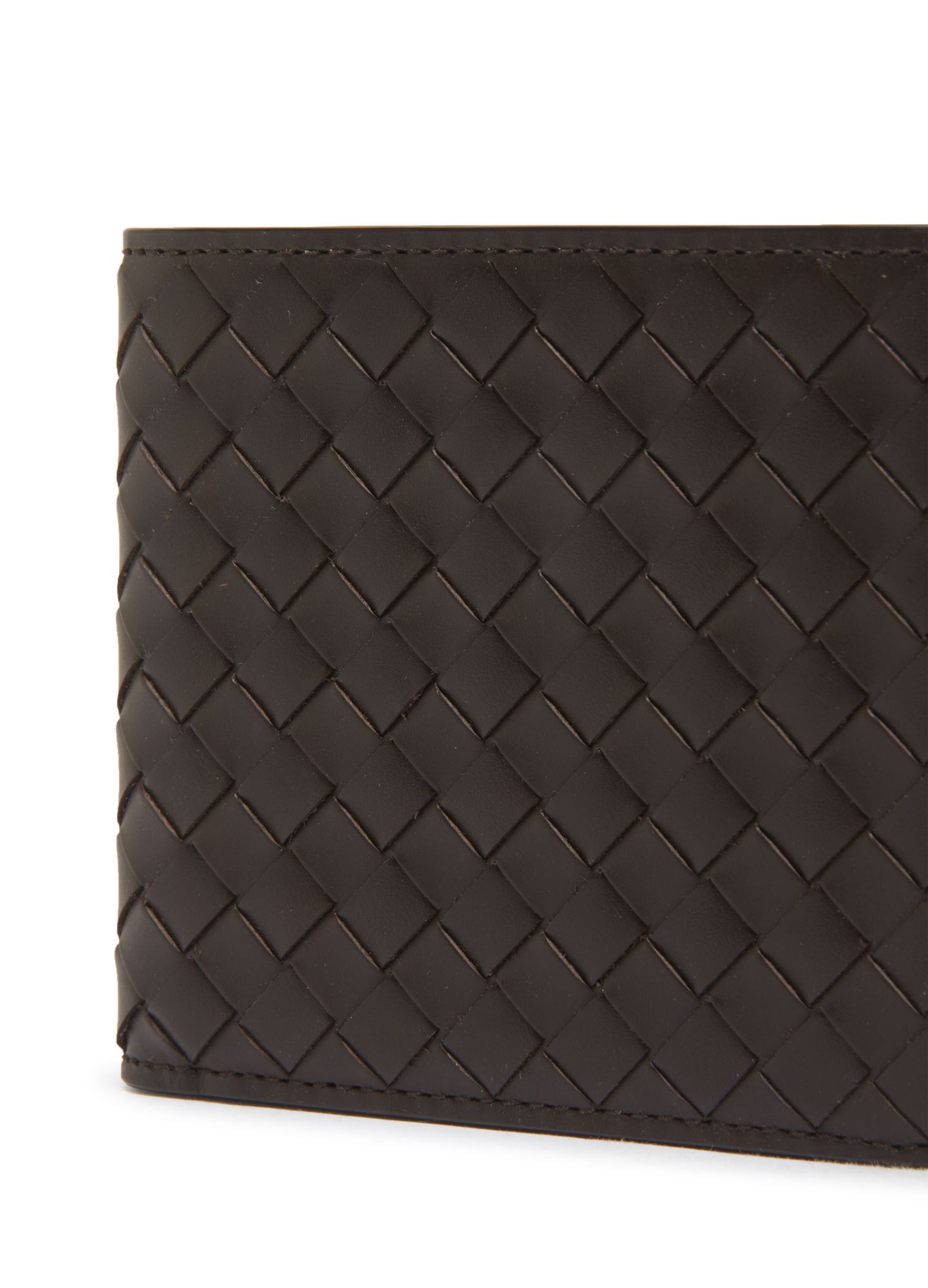 Shop Bottega Veneta Double-fold Wallet In Black