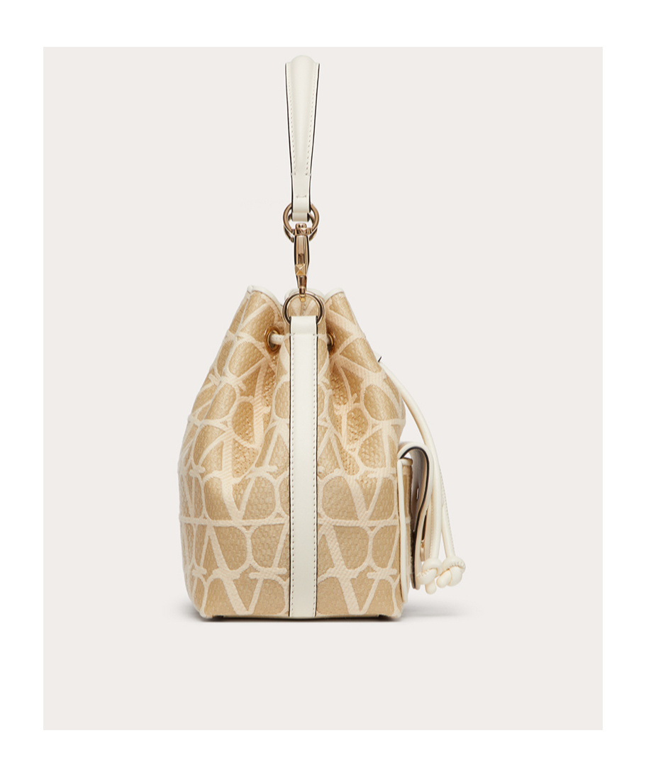 Valentino Top Handle Shoulder Bag In Nude