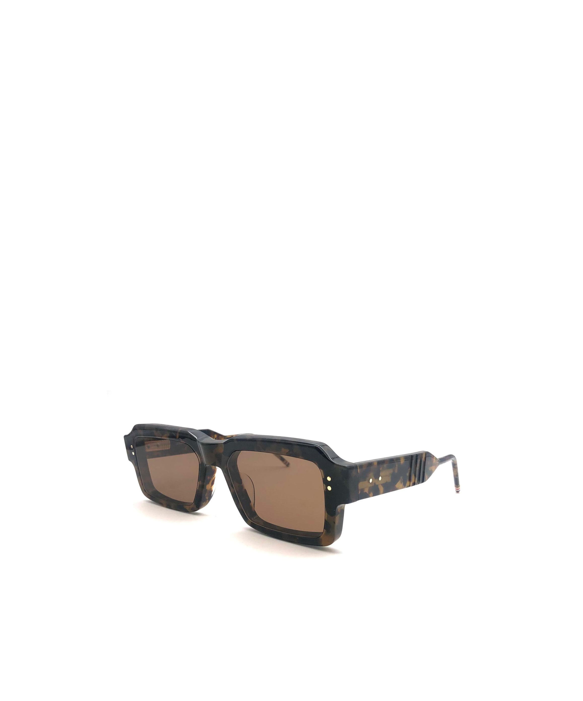 Thom Browne Eyewear Rectangle Frame Sunglasses In Nude