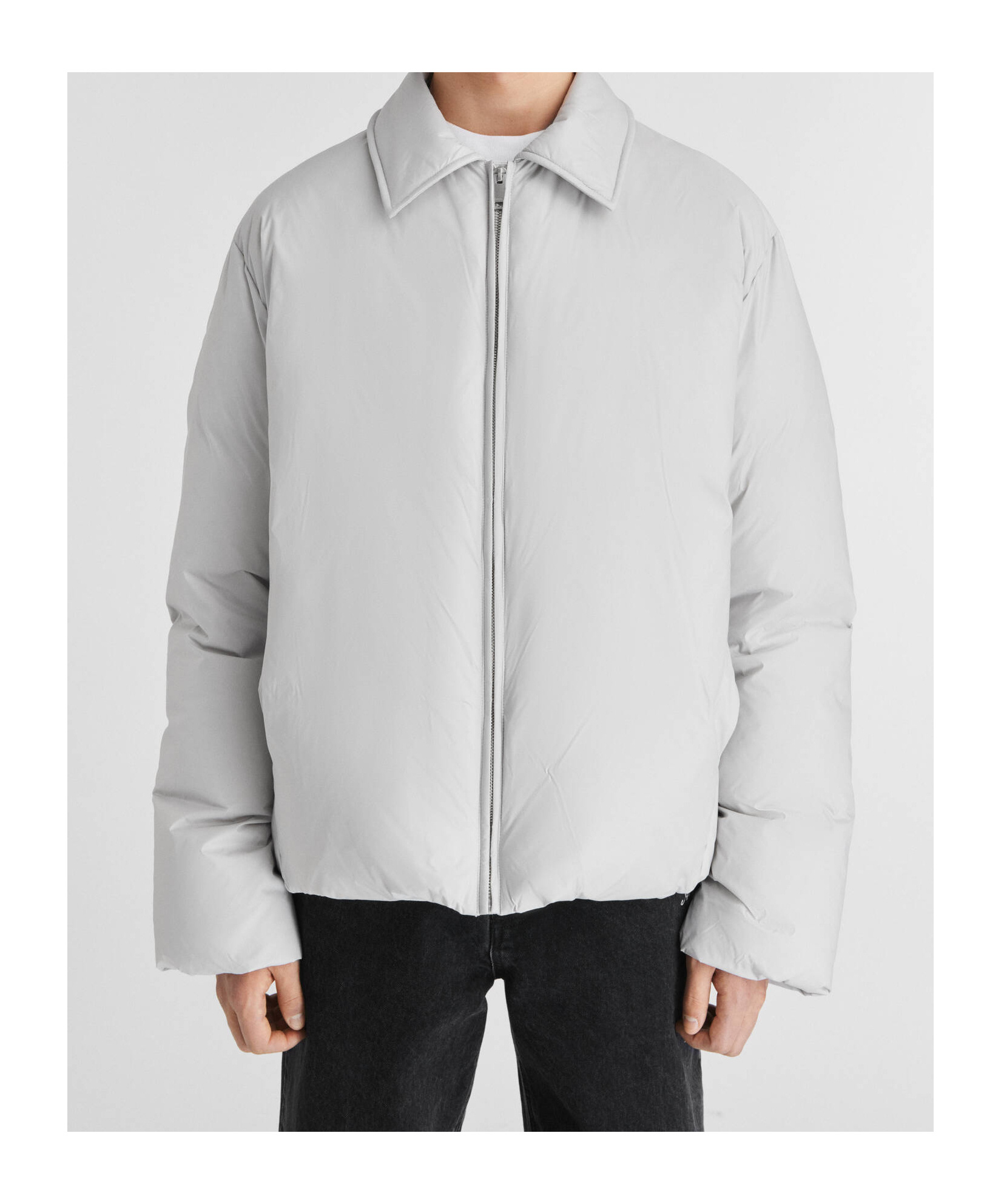 Axel Arigato Long-sleeved Down Jacket In White