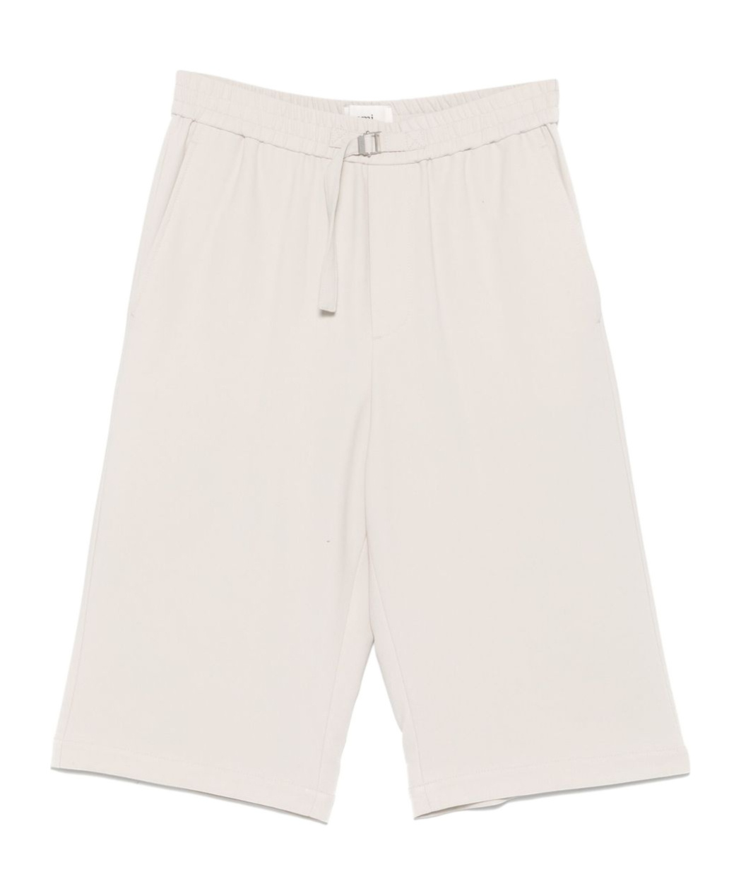 Shop Ami Alexandre Mattiussi Elastic Waist Shorts In White