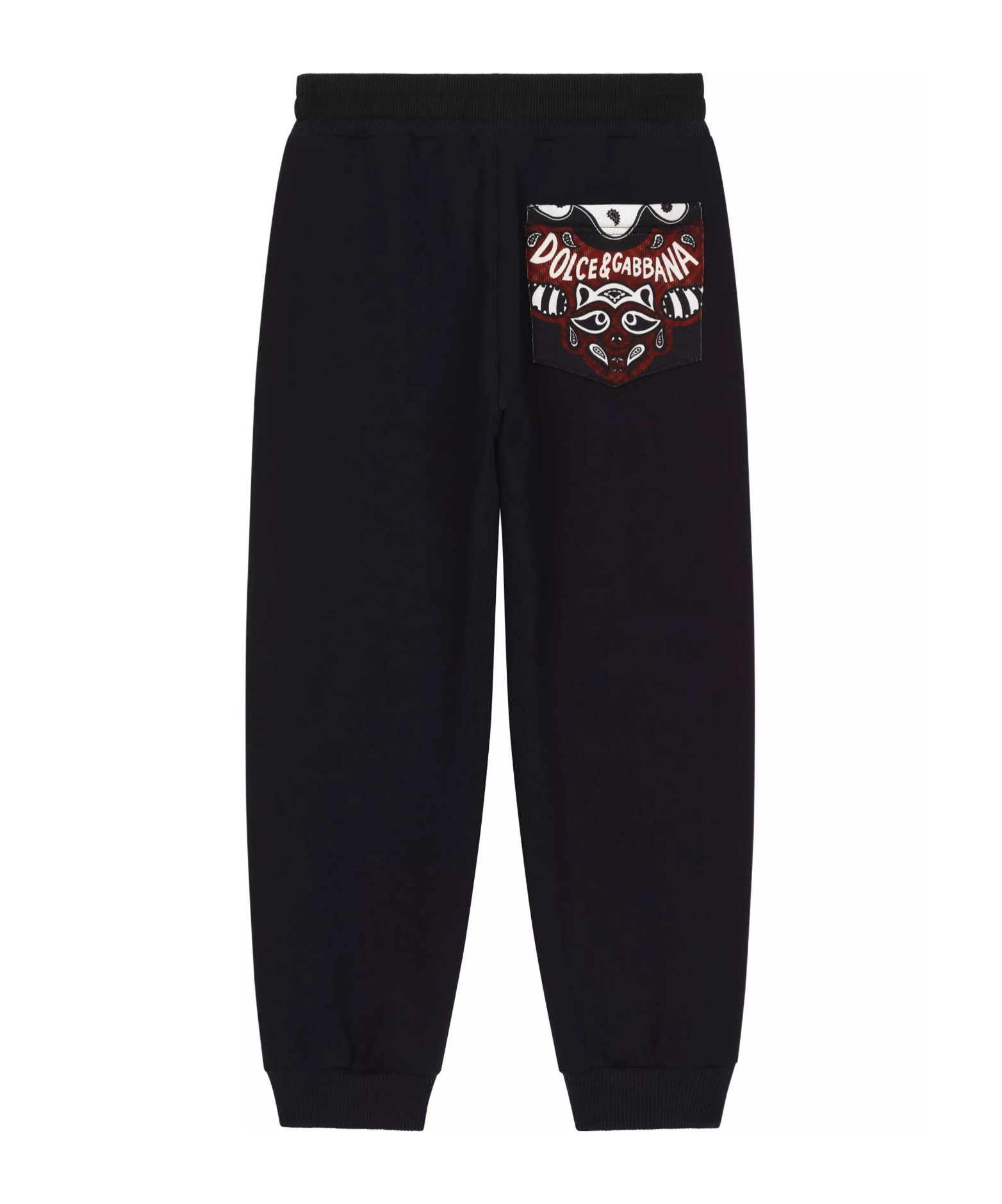 Dolce & Gabbana Bandana-print Track Pants In Black