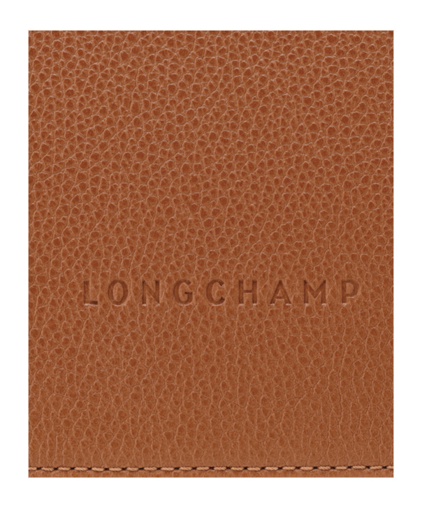 Longchamp Medium Foulonne Caramel Shoulder Bag In Brown