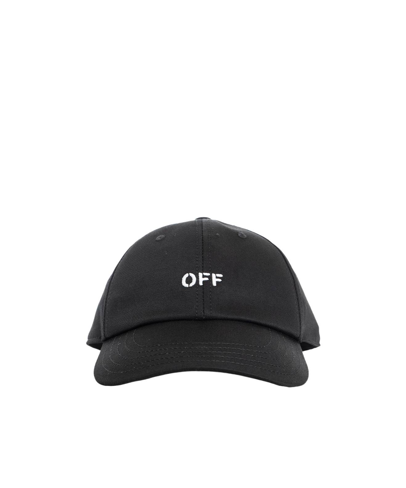 Off-white Logo Hat In Black