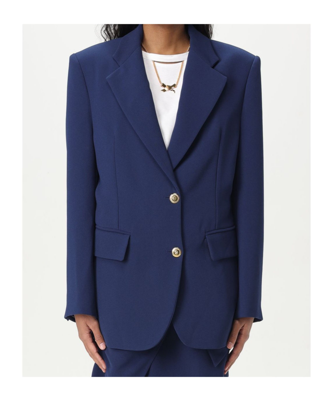 Elisabetta Franchi Long-sleeved Suit Jacket
