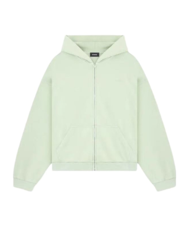 We11 Done Long-sleeved Hooded Hoodie In White