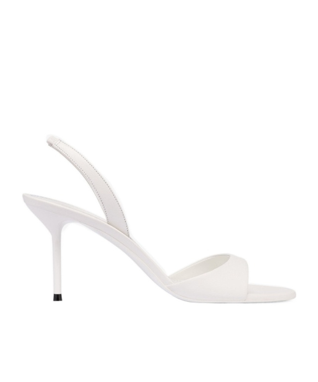 Paris Texas Lidia Slingback Sandals In White