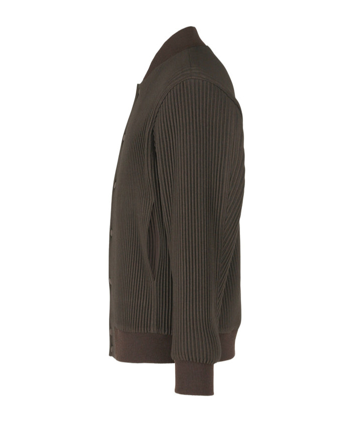 Issey Miyake Pleated Jacket In Black