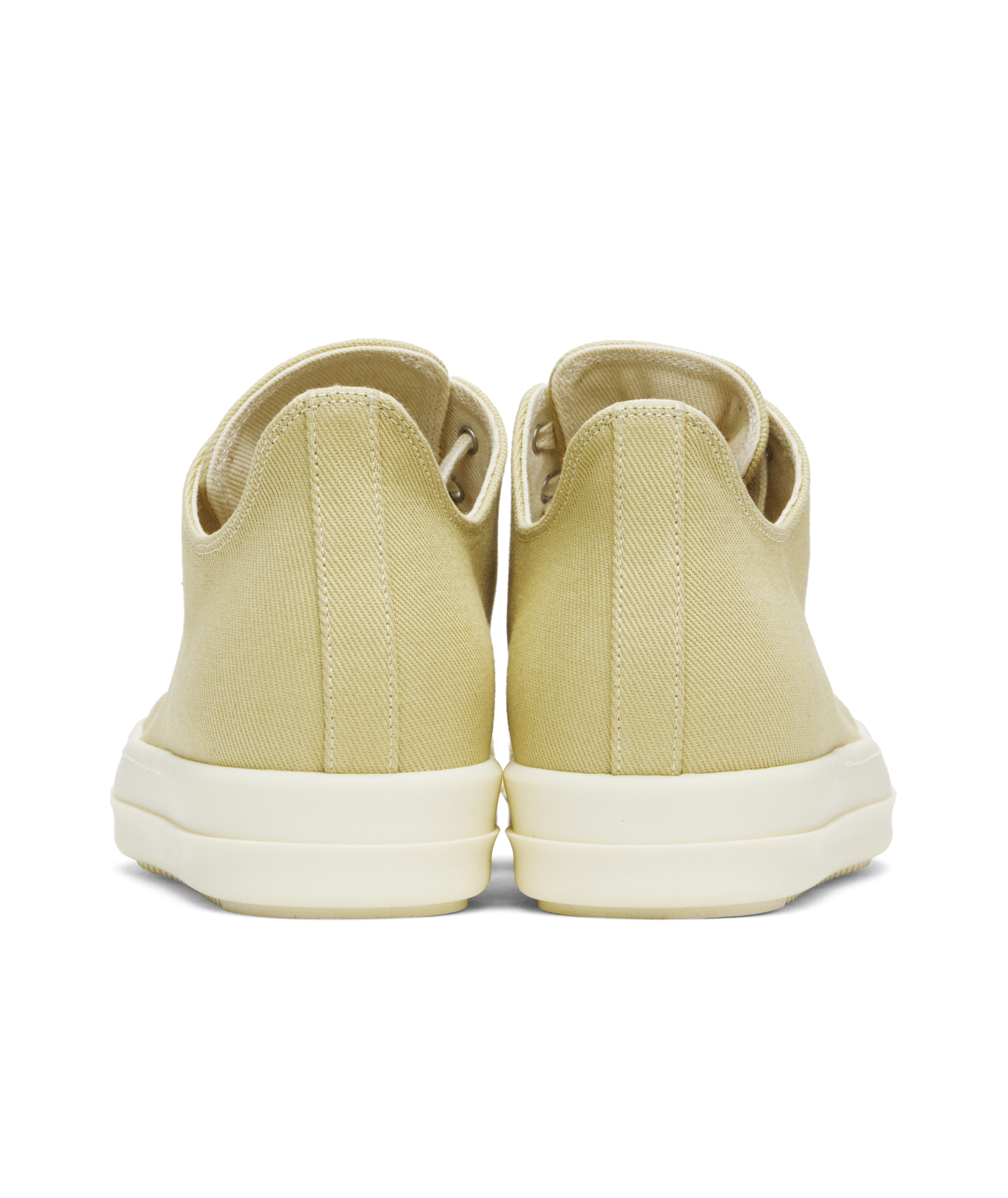 Shop Rick Owens Drkshdw Round Toe Low Top Casual Shoes In Nude