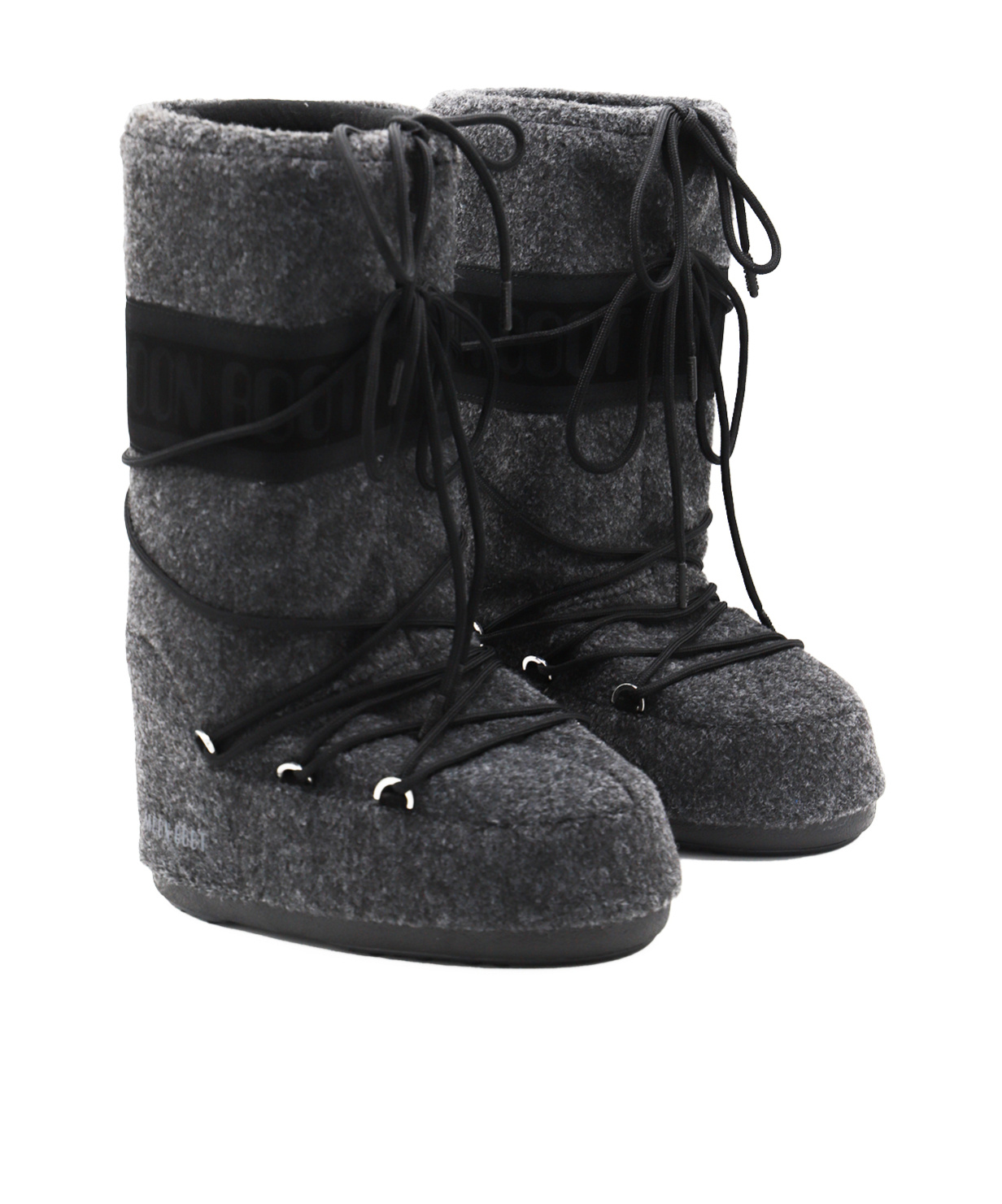 Moon Boot Icon Felt Snow Boots An In Black