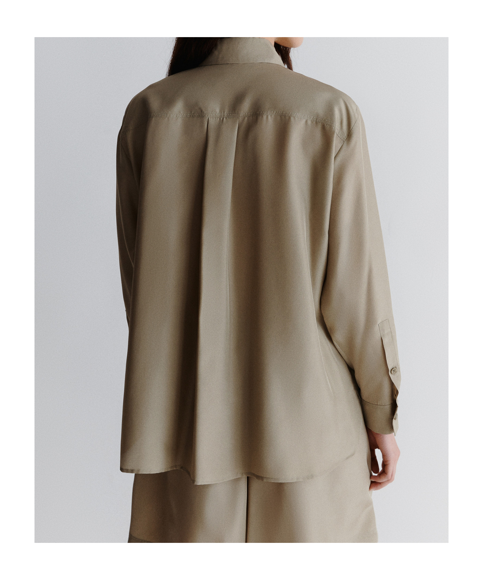 MARELLA LAPEL LONG SLEEVE SHIRT