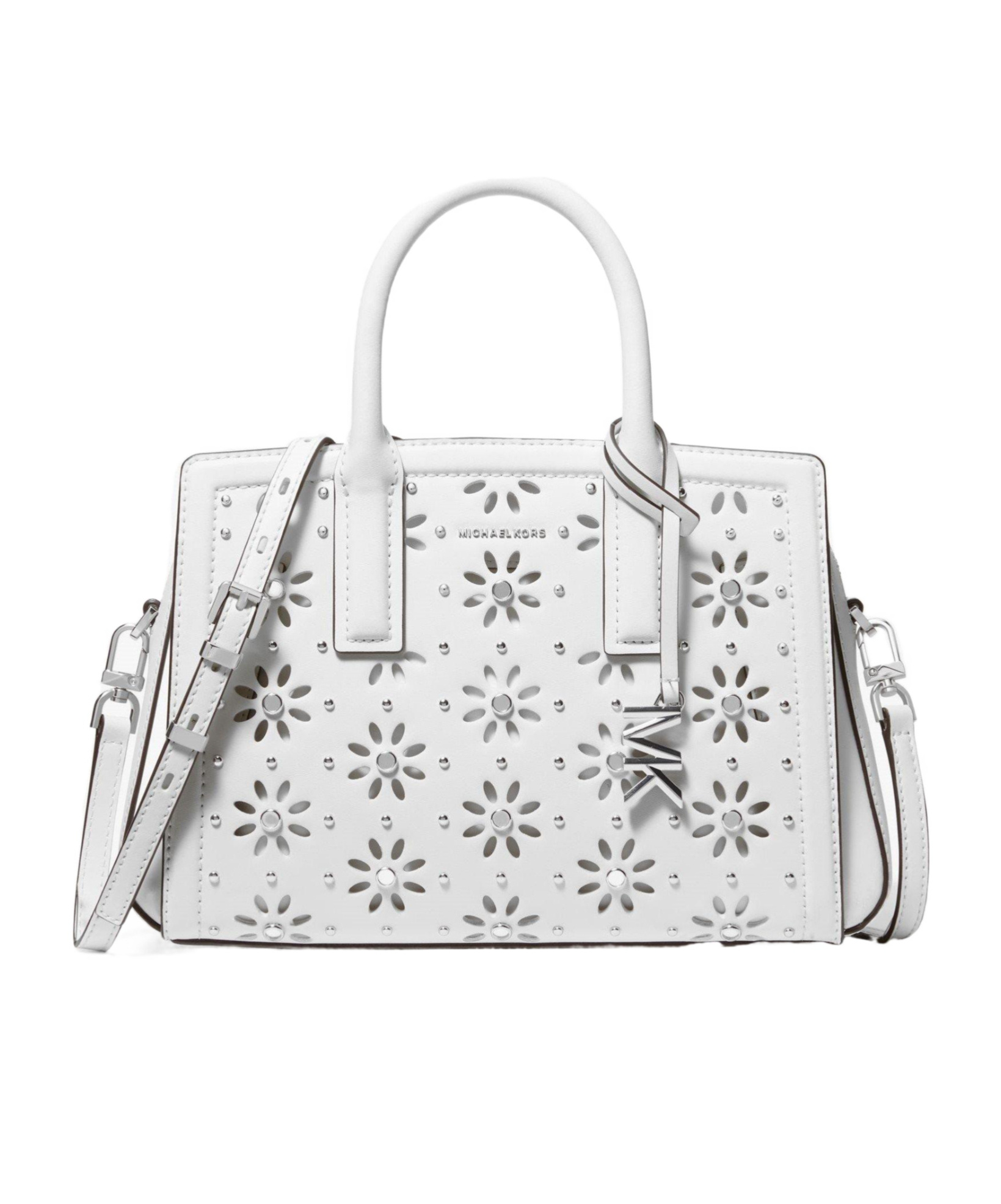 Michael Michael Kors Small Satchel In White