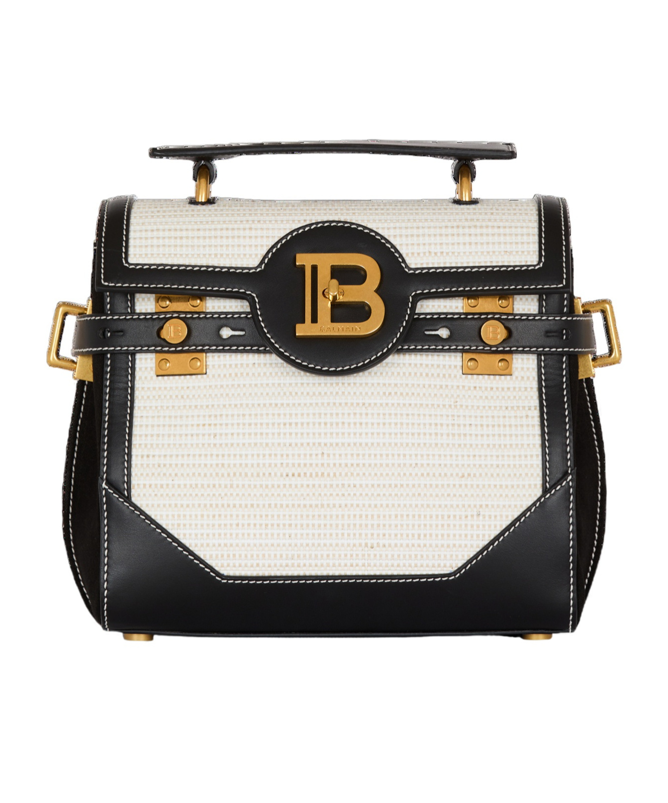 Balmain B-buzz 23 Tote Bag In Black