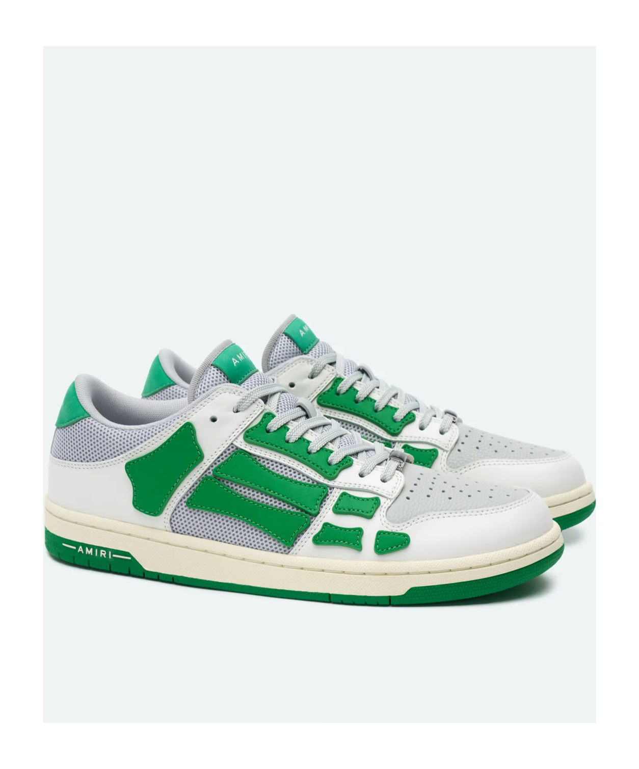 Amiri Skel Low-top Sneakers In Green
