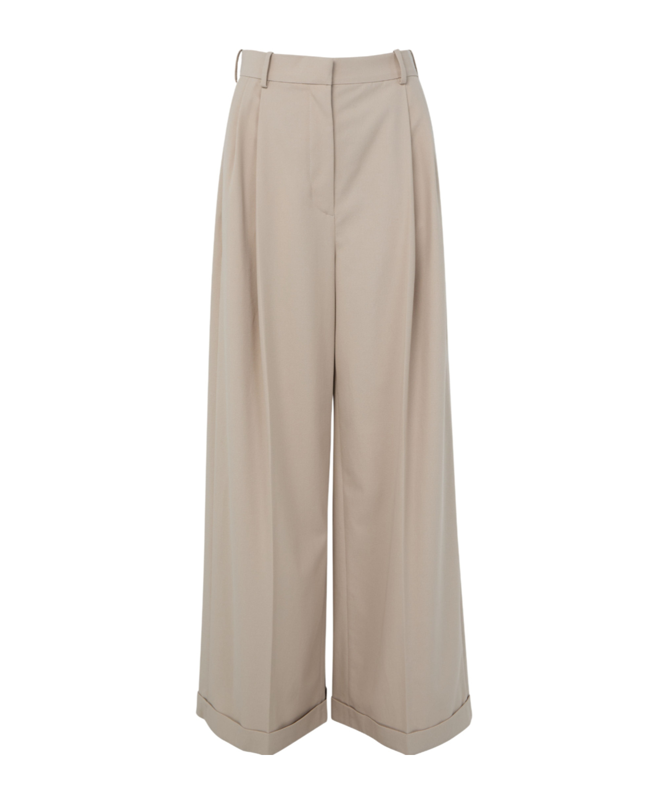 Loewe Wide-leg Pants In Brown