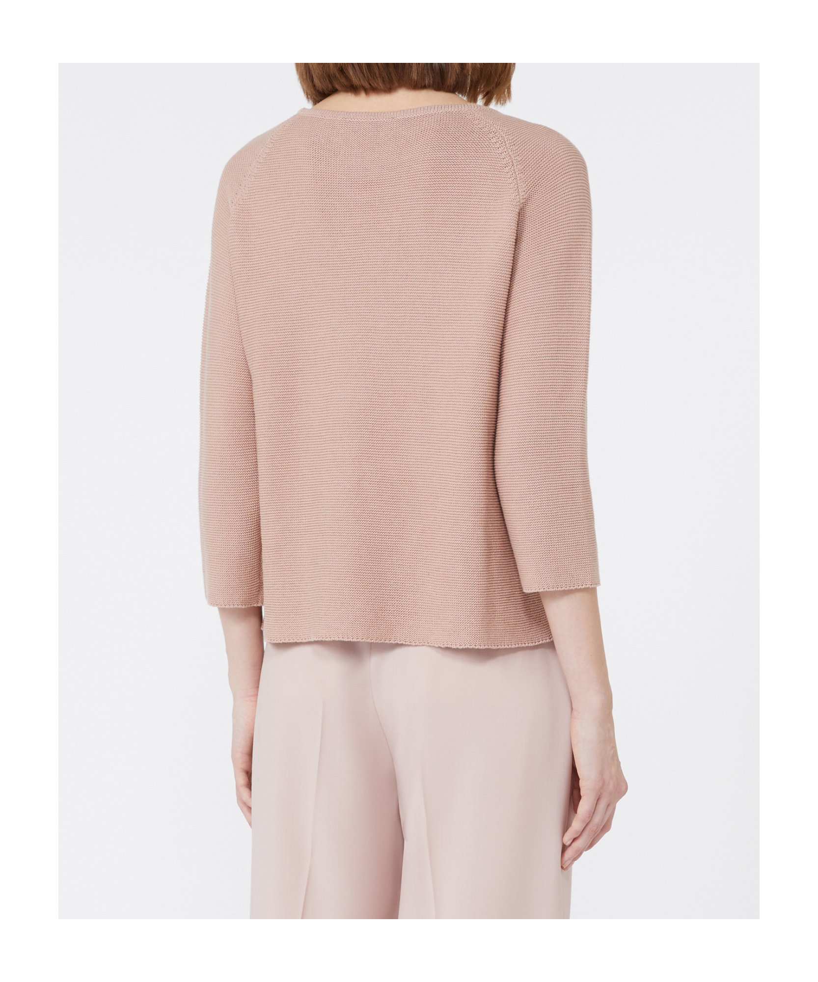 Weekend Max Mara Addotto Boat Neck Sweater In Pink