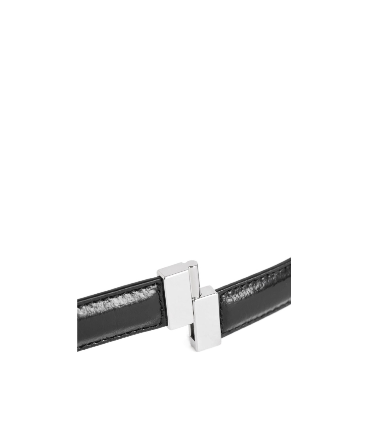 Totême Sliding Buckle Waist Belt In Black